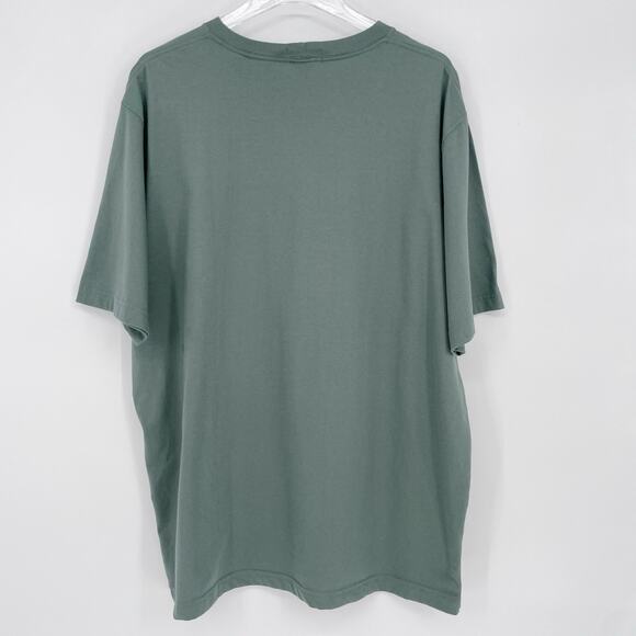 NWOT Lands' End Men's XL Green Crewneck T-Shirt 100% Cotton Super Soft Basic - Picture 5 of 9